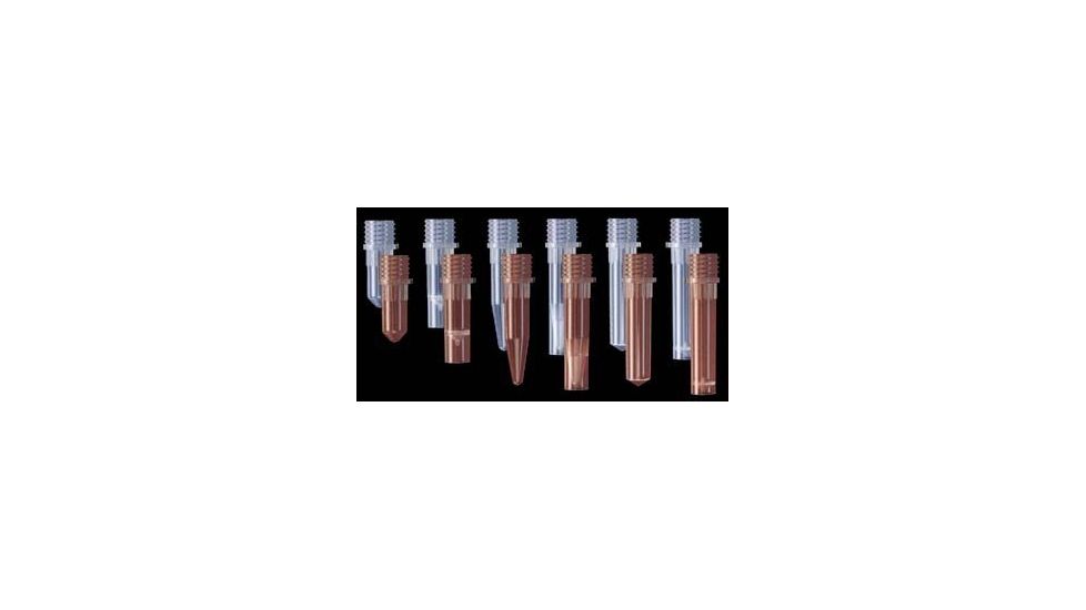 Axygen Screw Top Microcentrifuge Tubes without Caps, Axygen Scientific ST-050-SS-X Amber Screw Top Microtubes