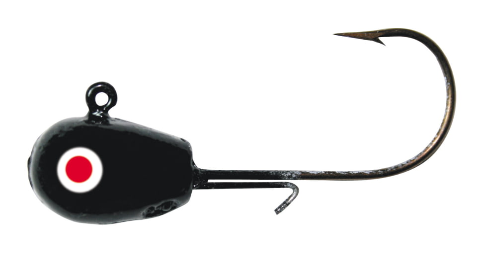 B-Fish-N H20 Precision Jigs, Glowss Black, 1/4oz, 21 per Pack, H20-004-008-5
