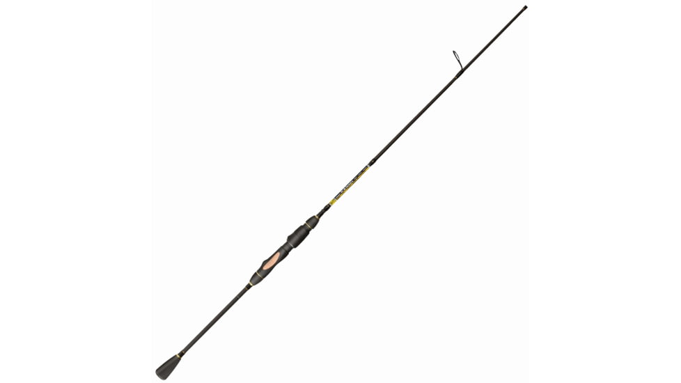 B'n'M Leland's TCB Spinning Rod, 6.5ft, 2 Pieces, Black, TCB65-2