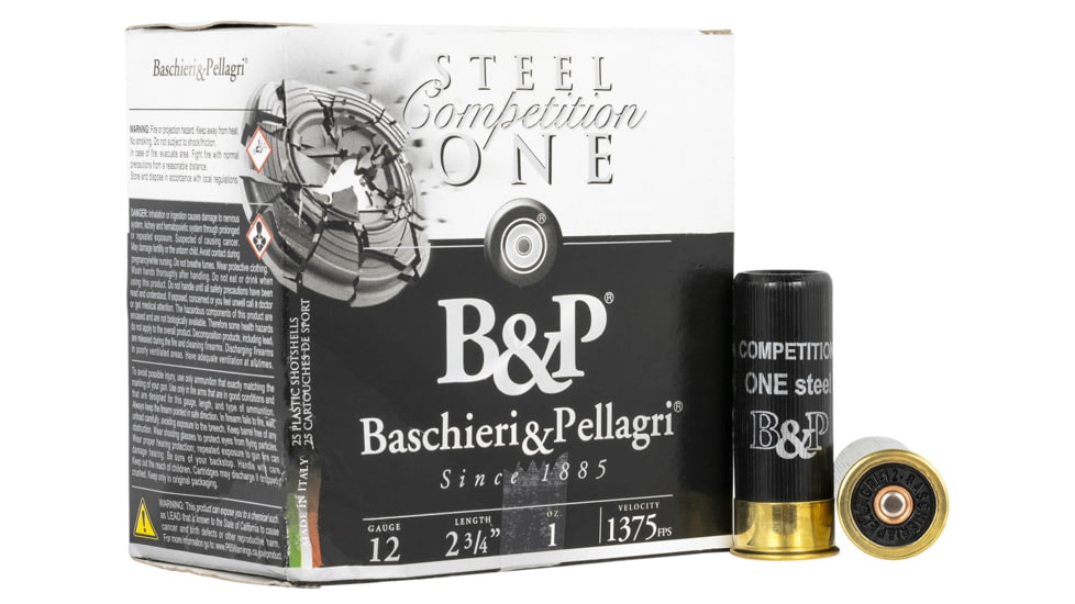 Fiocchi Competition One 12 Gauge 1 oz 2.75in Shotgun Ammo, 25 Rounds, 12B1GCP9