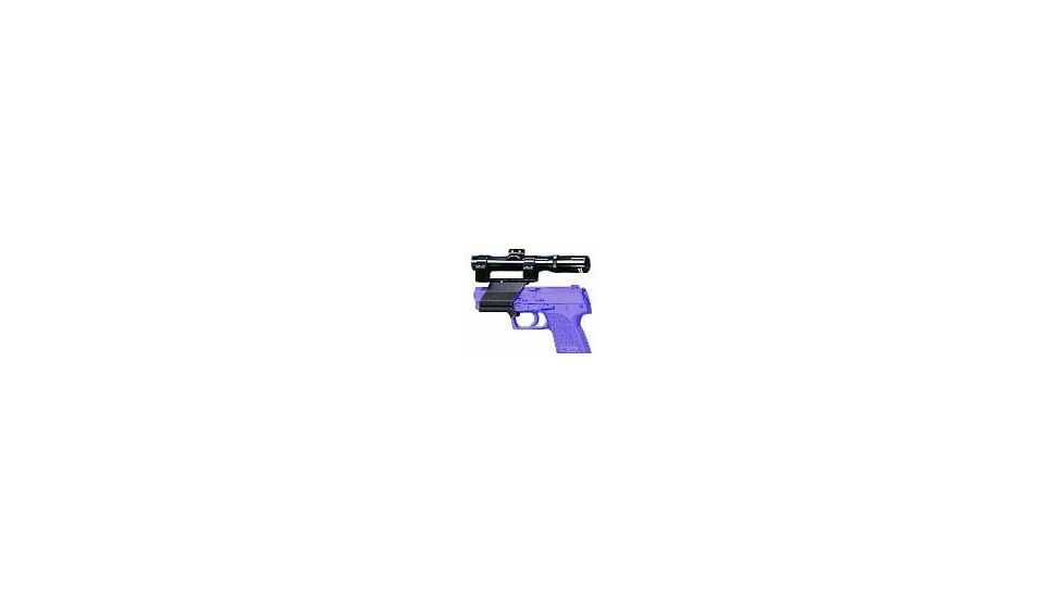 B-Square Centerfire Semi-Auto Pistol Mounts (Rings not included) - Heckler &amp; Koch USP 9mm, .40, .45 cal, Blue 42750