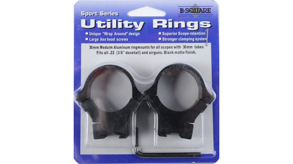 B-Square Sport Utility Rings, Blued 27064