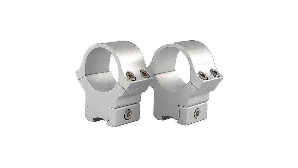 B-Square Sports Utility Weaver Aluminum .22 1in Rings, Medium, Silver