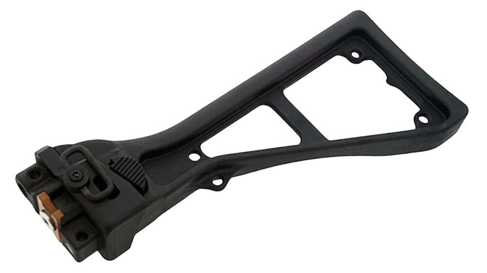 B&amp;T HK MP5K Aluminum/Polymer Folding Rifle Stock, Black, BT-20151-2-US