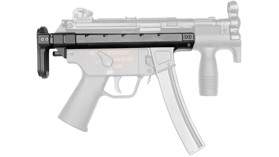 B&amp;T Telescopic Stock for MP5-K - 5 Position, Black, BT-200598