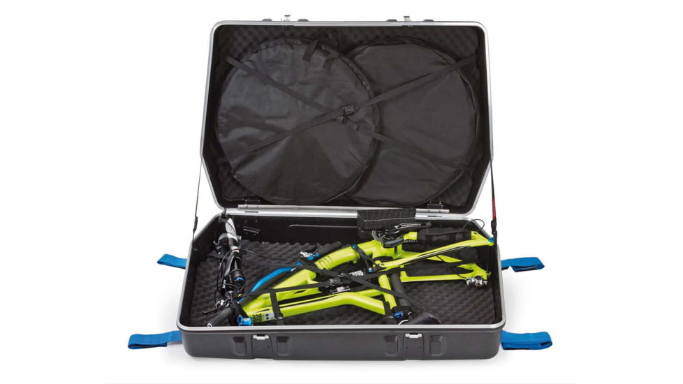 B&amp;W International Bike Case II Protective Bike Case, 53x34.6x13.6in, Large, Black, 96600