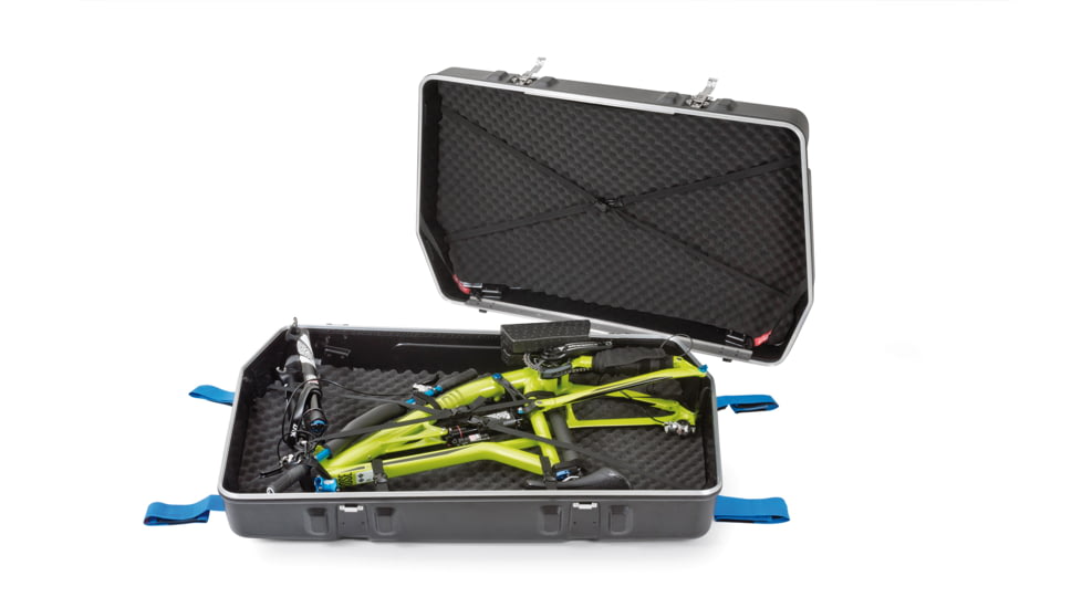 B&amp;W International Bike Case II Protective Bike Case, 53x34.6x13.6in, Large, Black, 96600