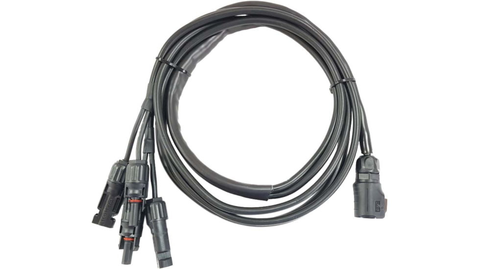 B&amp;W International Cable For Connecting Two Standard 12 V Solar Panels, Black, 107547