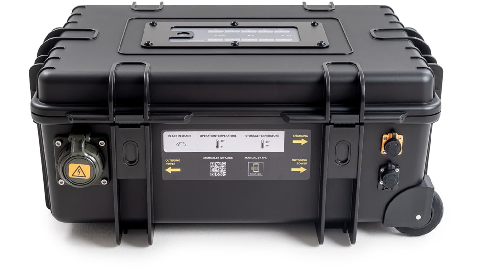 B&amp;W International PRO1500 energy.case, 500 Watt, Black, 107066