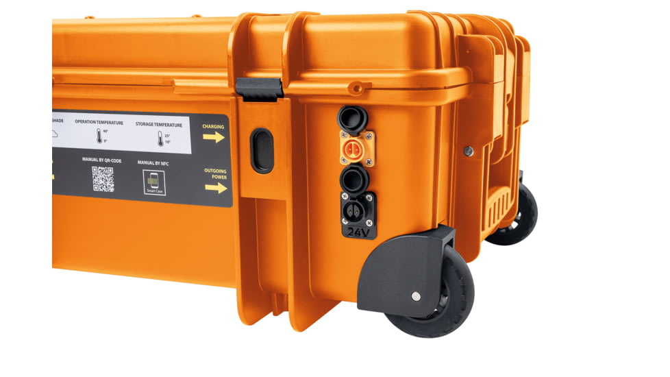 B&amp;W International PRO1500 energy.case, 500 Watt, Orange, 107067