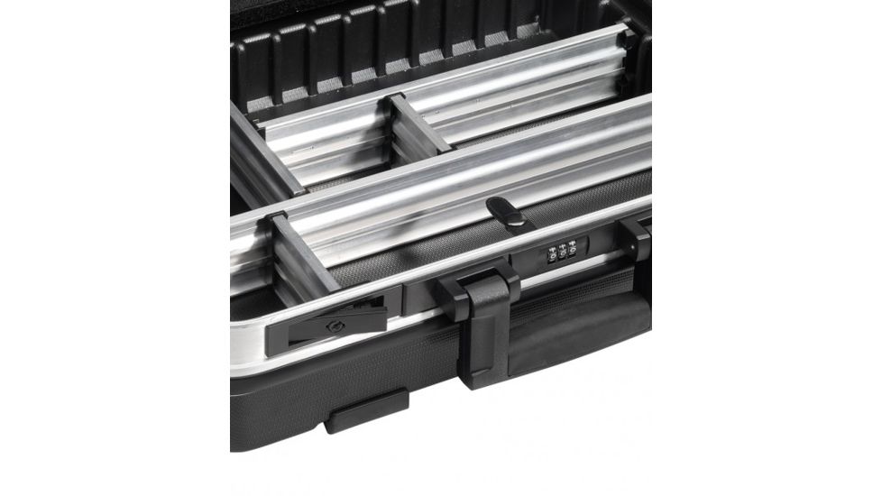 B&amp;W International GO wheeled tool case with pocket boards, Black, 120.04/P