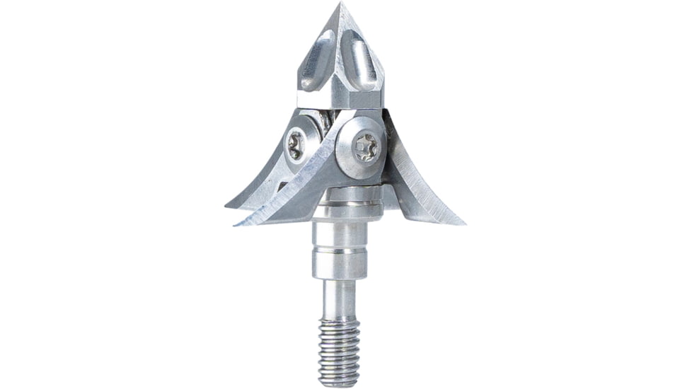 B3 Archery Exoskeletal Destrukt 4 Broadhead, 100 gr, 4 Blade, 3 pk, Steel, EXO-DSTR4-100