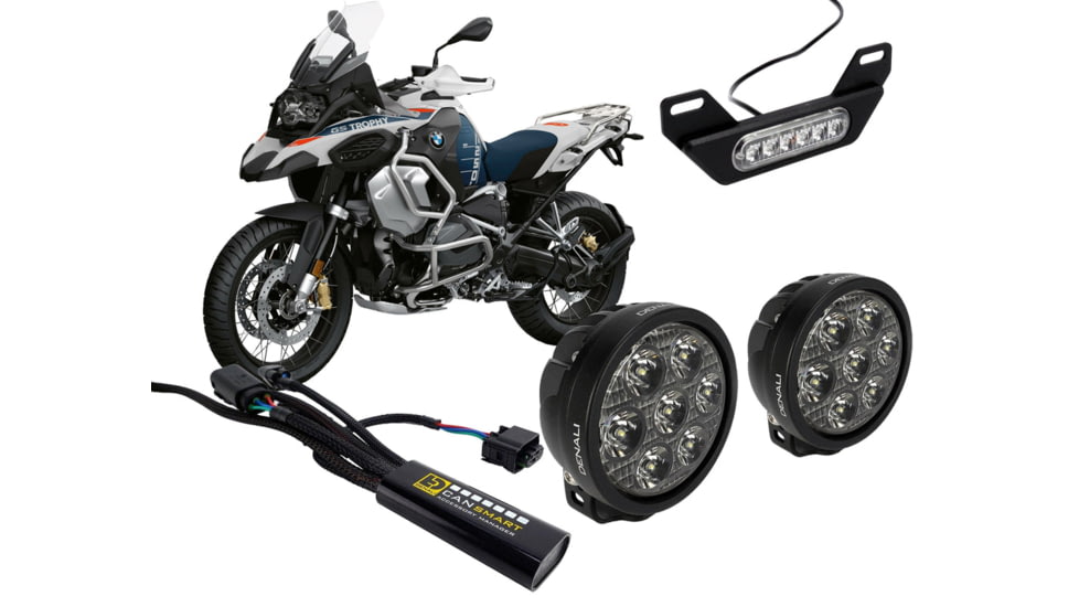 Denali Electronics Driving Lights, denali-bmw-r1250gs-d7-cansmart-lighting-bundle