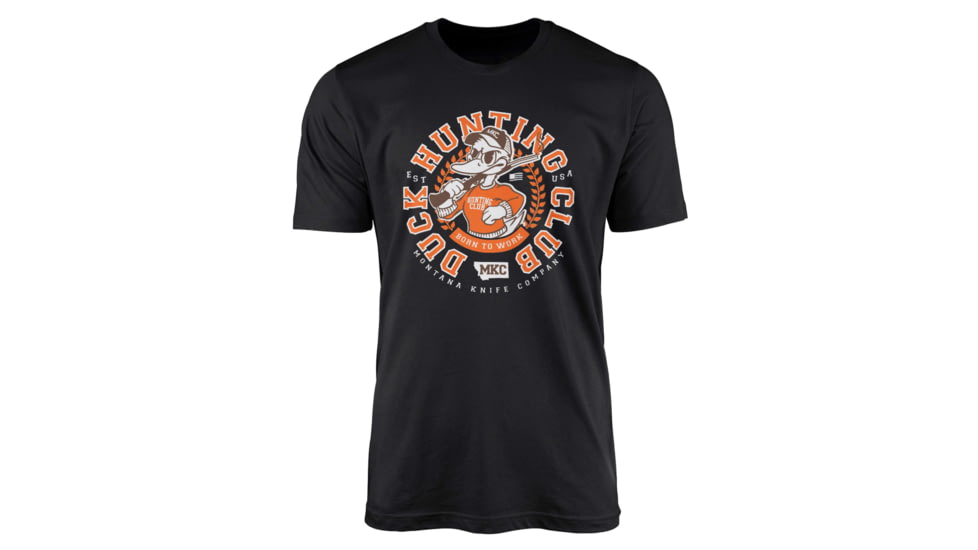 Montana Knife Company MKC Duck Hunting Club Tee - Men's, Black, 2XL, MKC-000872