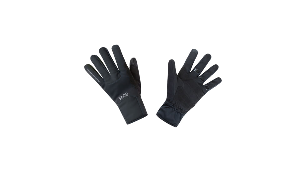 GOREWEAR M WINDSTOPPERR Thermo Gloves in Black XS Windproof 07486CB7, 100491-9900-5