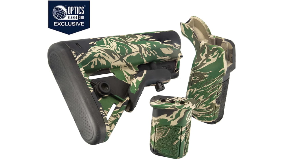 B5 OPMOD Stock &amp; Grips Kit, Tiger Stripe, KIT-1756