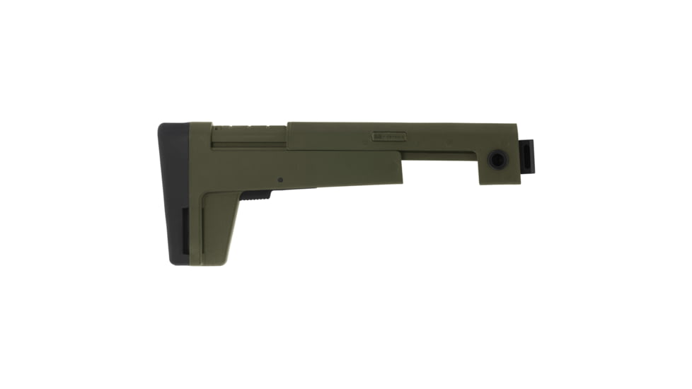 B5 Systems Folding AK Stock, 5.5mm Pin, Matte Finish, Olive Drab Green, AKM-1488