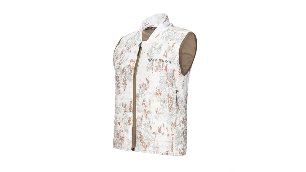 Forloh Womens Merino Hi-Loft Insulator Vest 52C9AA5C, Snowfall, L, 21740-S-GT-L