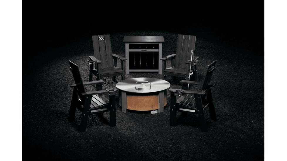 Breeo X Series Patio Fire Pit Set 1BA38F2B, BR-X24S-BBB