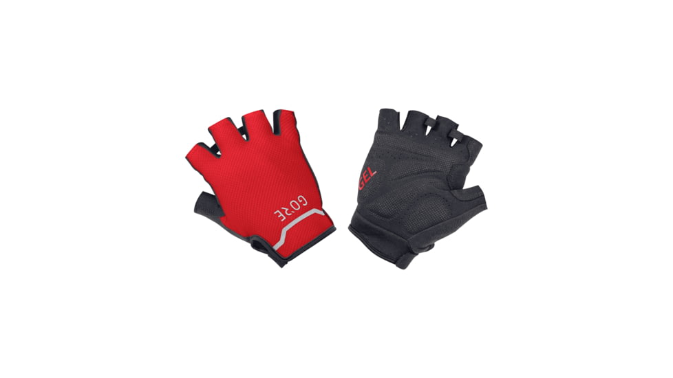 GOREWEAR C5 Short Gloves in Black/Red 3XL 68D1F27B, 100592-9935-11