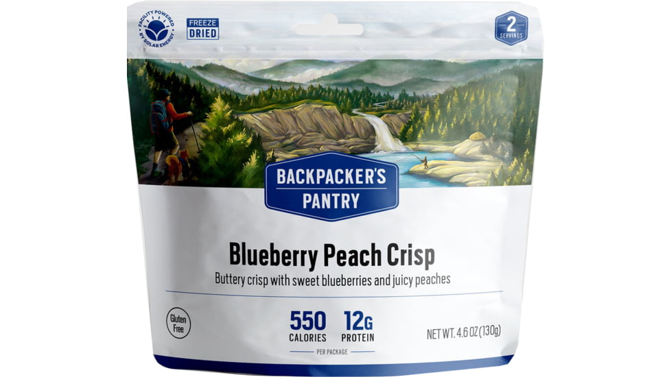 Backpackers Pantry Blueberry Peach Crisp, 2P, 102614