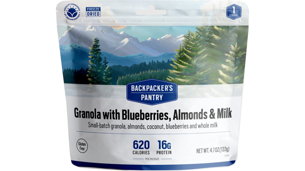 Backpackers Pantry Granola with Milk and Blueberries (1 Serving)