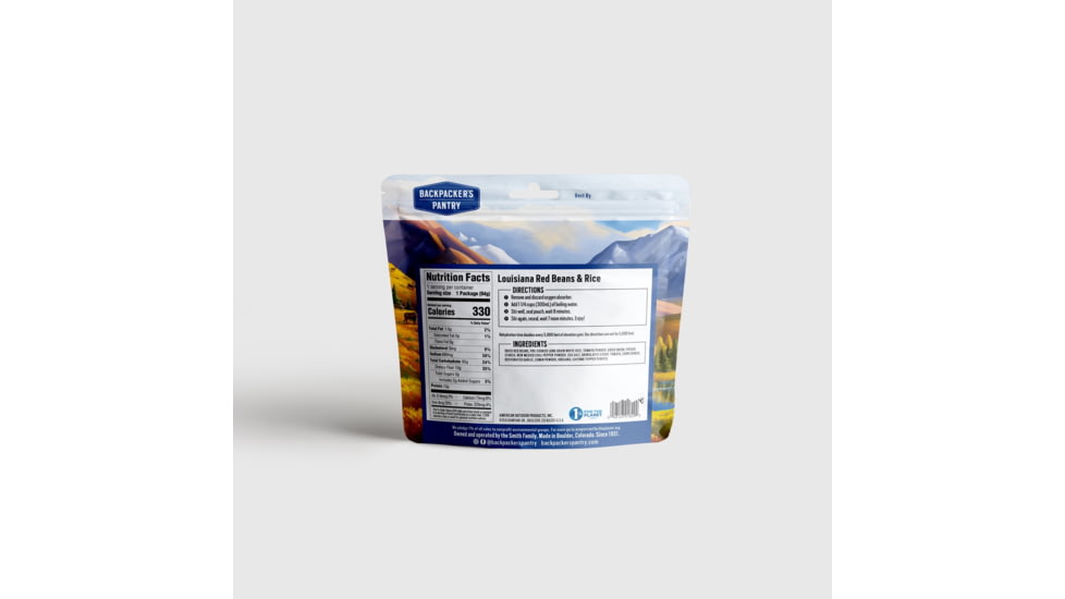 Backpackers Pantry Louisiana Beans and Rice, 1 Serving, 101829