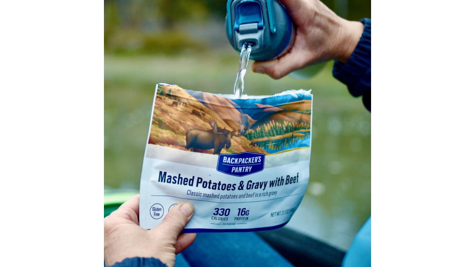 Backpackers Pantry Mashed Potatoes &amp; Gravy w/ Beef, 1 Servings, 101485