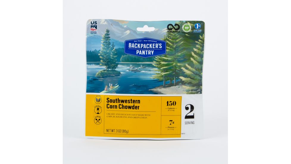 Backpackers Pantry Southwestern Corn Chowder, 2 Servings 102550