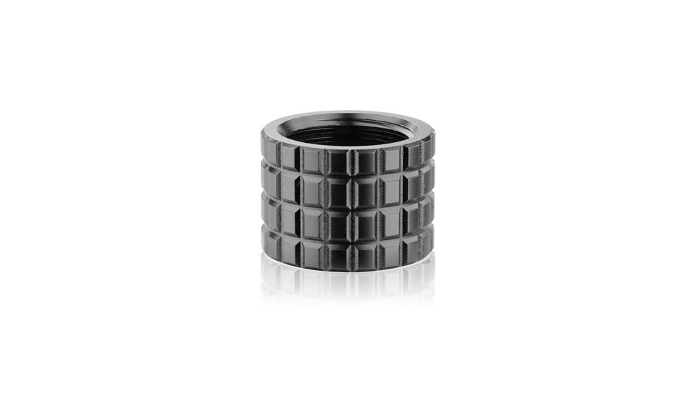 Backup Tactical Frag Thread Protector, Black, 1/2x28, For .223 AR/Rifle .75 in Diameter FRAG-BLK