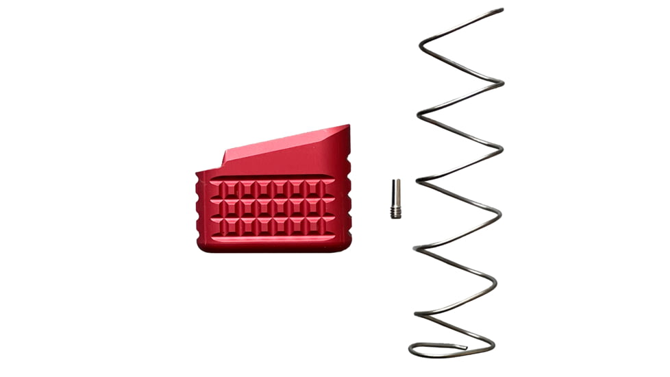 Backup Tactical Glock 17/19/22/23 +5 Rounds Pistol Magazine Extension, Red, 5, BACKG1923MEXT-RED