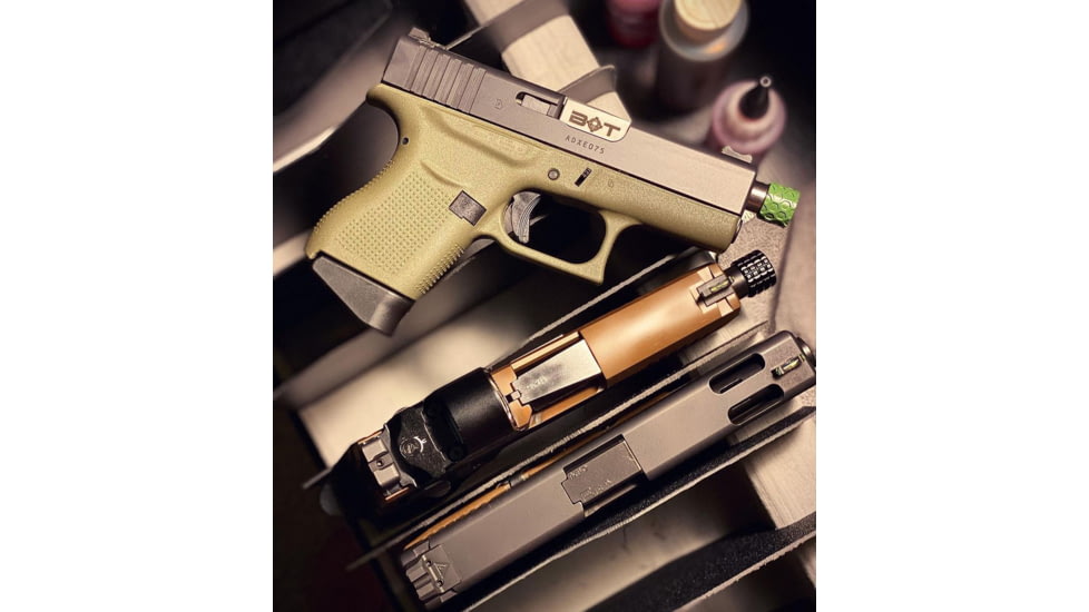 Backup Tactical Glock 43/43X 9mm Threaded Barrel, 1/16 Twist Rate, 1/2x28 Thread, Black, G43TB-BLK