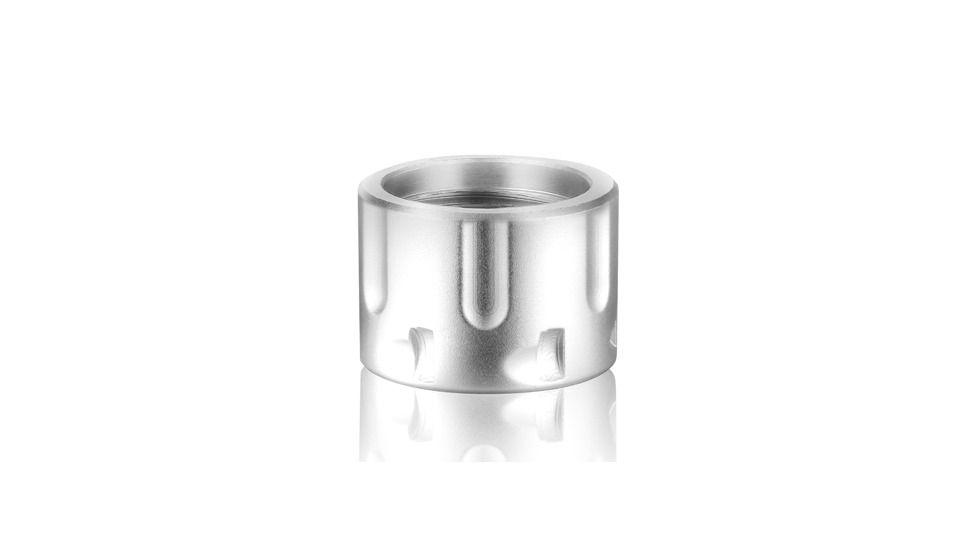 Backup Tactical Revolver Cylinder Thread Protector, Silver, 1/2x28, For .223 AR/Rifle .75 in Diameter CYL-SIL