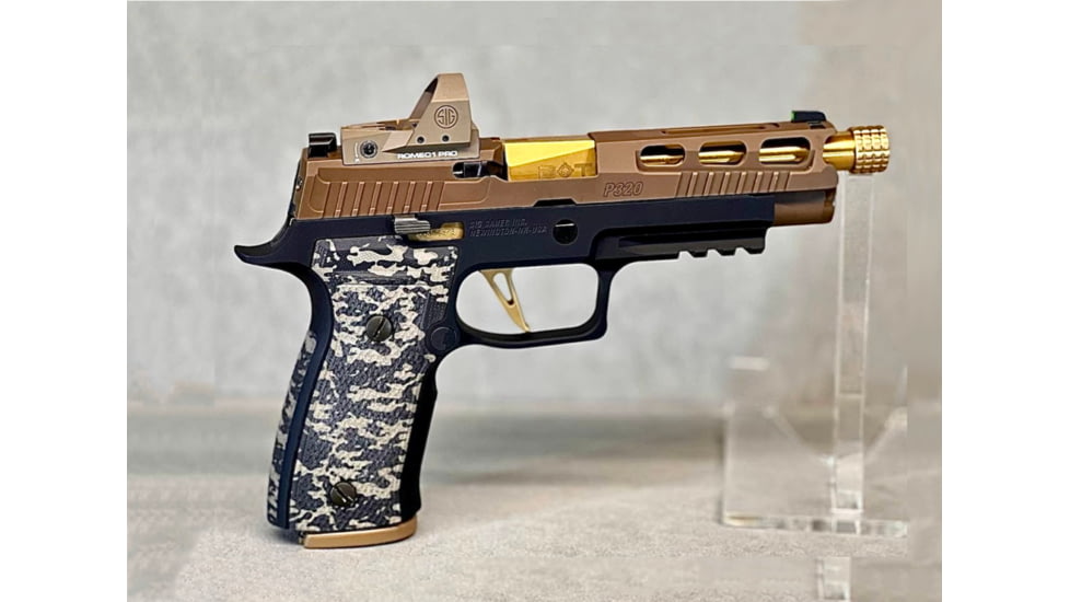 Backup Tactical Sig Sauer P320 Full-Size 9 mm Threaded Barrel, 1/16 Twist Rate, 1/2x28 Thread, Flat Dark Earth, S320TB-FDE-FS