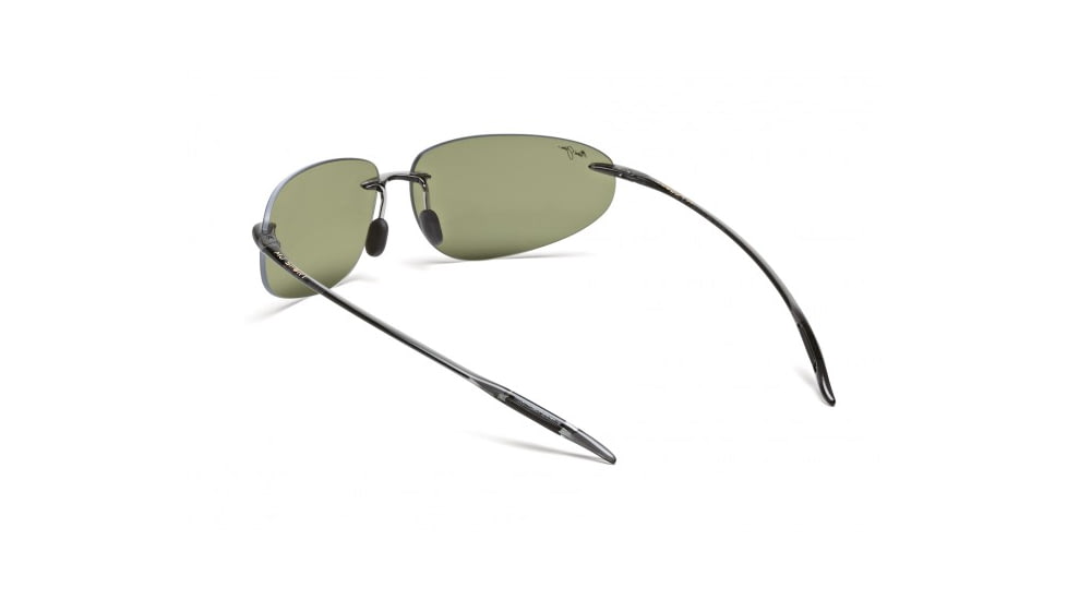 Maui Jim Backyards Sunglasses w/ Smoke Grey Frame and Maui HT Lenses - HT424-11, Back View