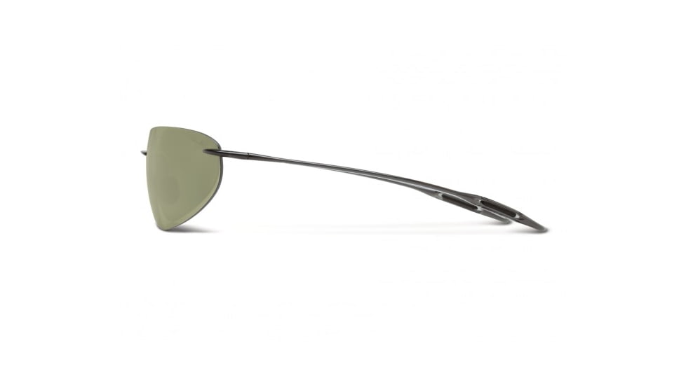 Maui Jim Backyards Sunglasses w/ Smoke Grey Frame and Maui HT Lenses - HT424-11, Side View