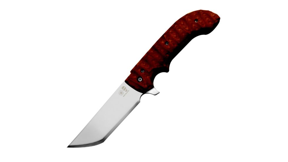 Bad Blood Yokai Fixed Blade Knife,4in Tanto Plain Blade,Coyote Brown G10 Handle BB0122KM