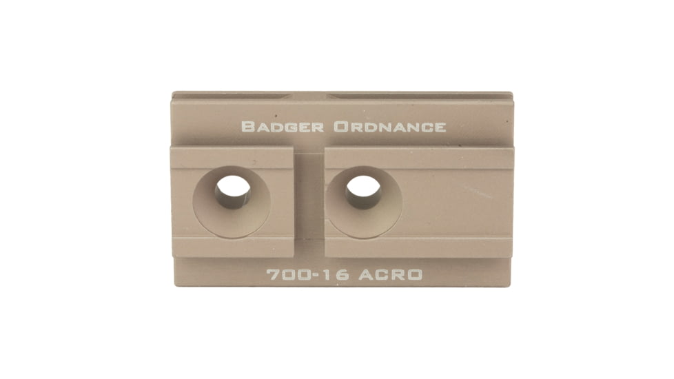 Badger Ordnance C1 12 O'clock Top Optical Red Dot Sight Mount, Aimpoint Acro, Tan, 700-16