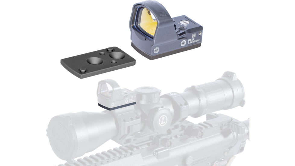 Badger Ordnance C1 12 O'clock Top Optical Red Dot Sight Mount, Delta Point Pro, Black, 700-12B