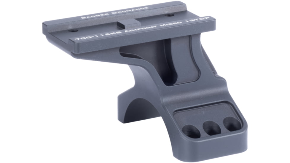 Badger Ordnance Condition One Max 12 Oclock Top Optical Red Dot Sight Mount, 35mm, Black, Aimpoint Micro, 700-115KB