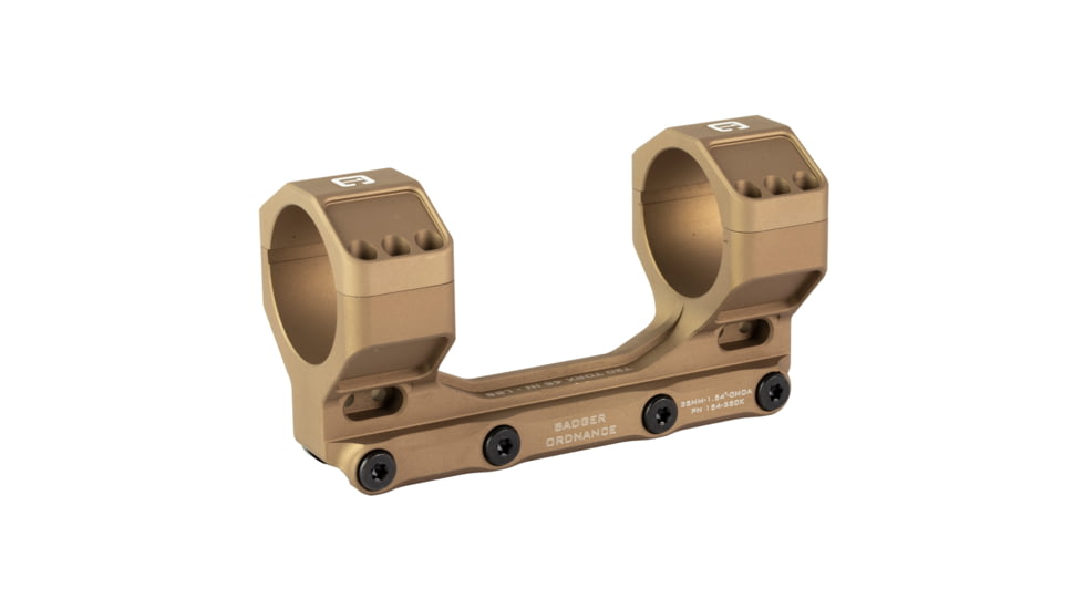 Badger Ordnance Condition One MAX Riflescope Mount, 35mm, 1.54in, Tan, 154-350K