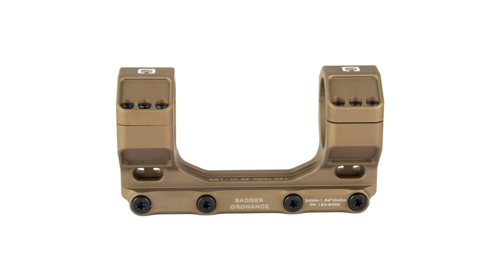Badger Ordnance Condition One MAX Riflescope Mount, 34mm, 1.54in, Tan, 154-340K
