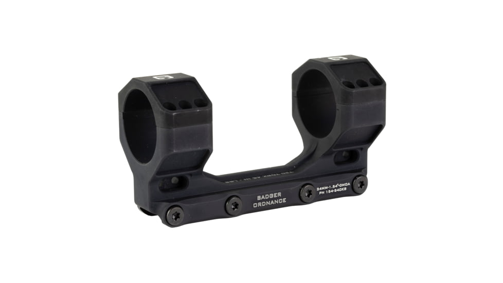 Badger Ordnance Condition One MAX Riflescope Mount, 34mm, 1.54in, Black, 154-340KB