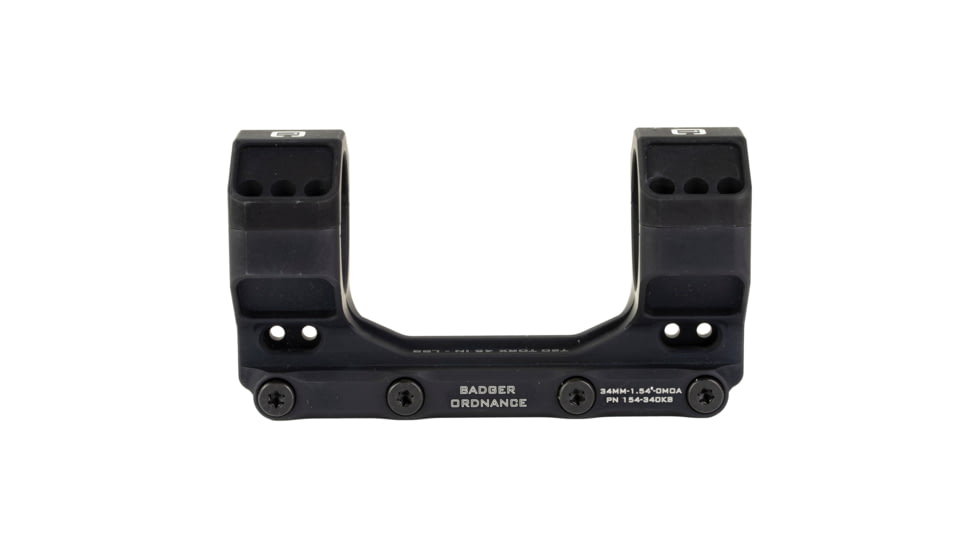 Badger Ordnance Condition One MAX Riflescope Mount, 34mm, 1.54in, Black, 154-340KB