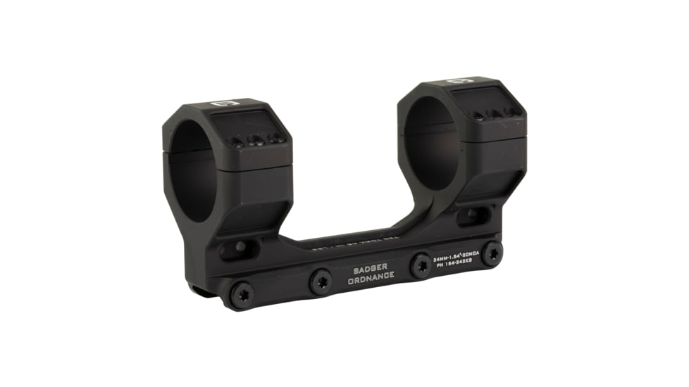Badger Ordnance Condition One MAX Riflescope Mount, 34mm, 1.54in, 20 MOA, Black, 154-342KB