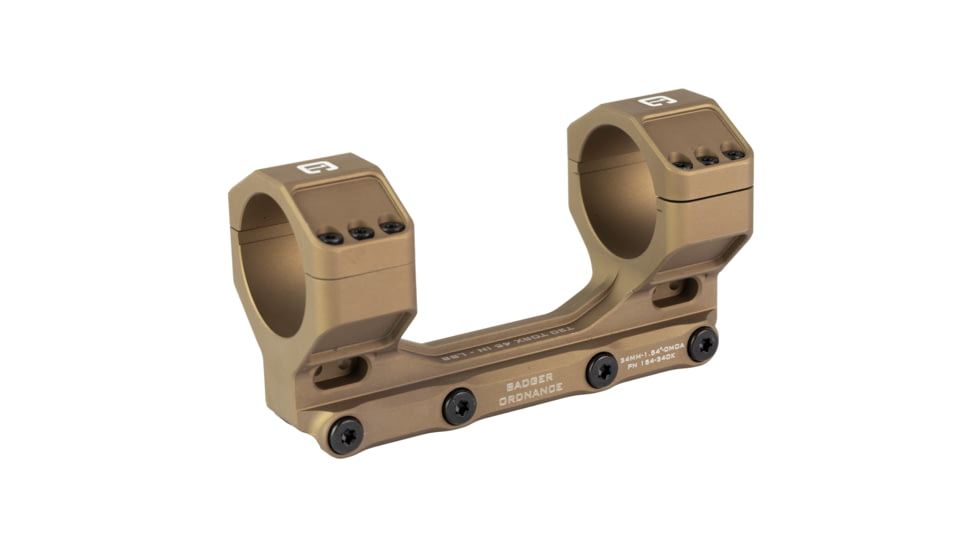Badger Ordnance Condition One MAX Riflescope Mount, 34mm, 1.54in, Tan, 154-340K