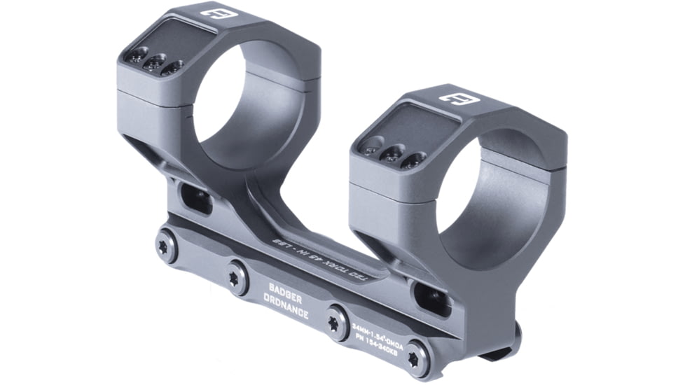 Badger Ordnance Condition One MAX Riflescope Mount, 36mm, 1.54in, 20 MOA Cant, Black, 154-362KB