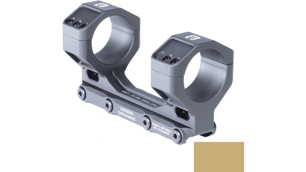 Badger Ordnance Condition One MAX Riflescope Mount, 36mm, 1.54in, Tan, 154-360K