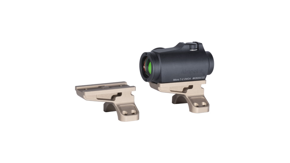 Badger Ordnance Condition One 12 O'clock Top Optical Red Dot Sight Mount, 34mm, Aimpoint Micro, Tan, 700-114