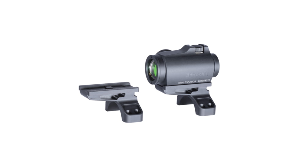 Badger Ordnance Condition One 12 O'clock Top Optical Red Dot Sight Mount, 34mm, Aimpoint Micro, Black, 700-114B